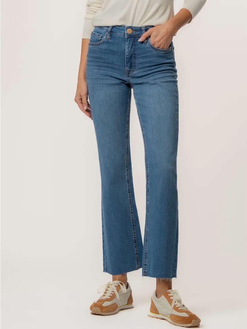 Kut from the Kloth-Kelsey High Rise Ankle Flare